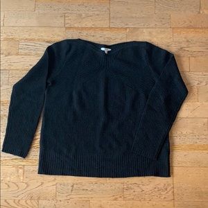 Madewell boatneck black sweater!  SMALL